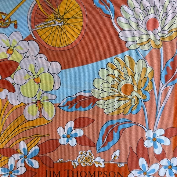 NWT Jim Thompson Silk Scarf - Picture 3 of 5